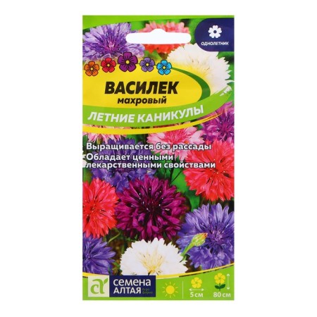 Cornflower seeds "Summer Vacation", 0.3 gr.