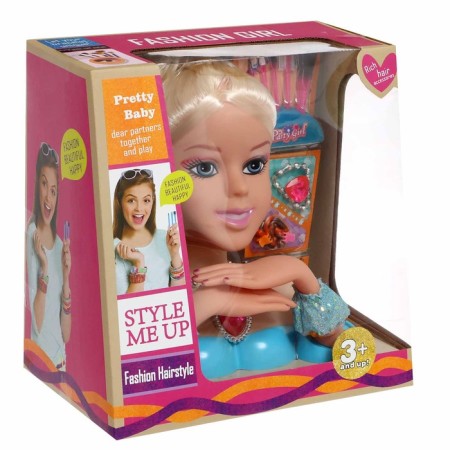 Barbara hairstyle doll for creating hairstyles, with accessories-12