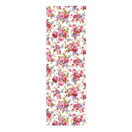 Czech for a chair "Abundance of flowers", decorative, velor-1