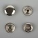 Installation button, omega (o-shaped), iron, d = 12 mm, silver color