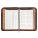 Organizer on the rings A5, 100 sheets ruler, with a calculator, on a zipper, brown
