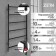 Electric towel Zein PE-04, Classic, 500x800 mm, 6 crossbars, black
