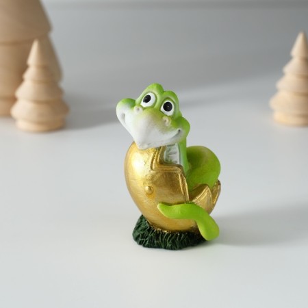 Polystone souvenir "Snake in the shell" MIX 4x4x6.5 cm-2
