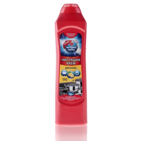 Cleaning remedy "profitable cleaning - lemon", cream, for the kitchen, 500 ml