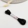 Hat elastic band, 1 mm, 10 ± 0.5 m, black color