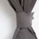 A set of curtains for the kitchen with sequences of Ethel "Kitchen", gray color, 150x180 cm - 2 pcs