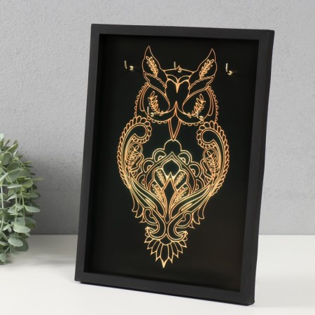 Open "owl" 5 hooks, 23x32 cm-1