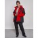 Ski suit female, size 54, red color