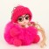 Soft toy "Winter doll" with glasses, on a key fob, 16 cm, color mix