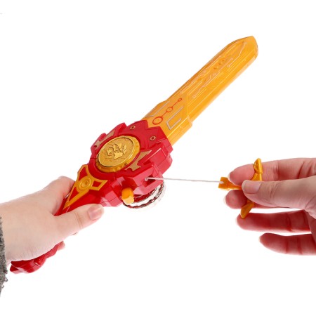 Set Ultra Spin "Gladiator", 1 top, with a launch device, red color-8
