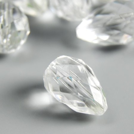 Beads for creativity Plastic "Crystal-Treasure" set of 20 g 2x1.3x1.3 cm-1