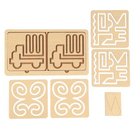 Developing set of neurotransmaries for children "Intercessor Boards", 6 stencils-6