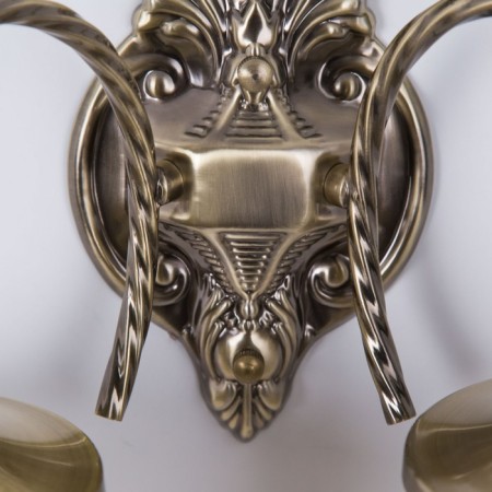Sconces Citilux "emir" CL467323, 33x39 cm, 2x75W, e27, brown color-11