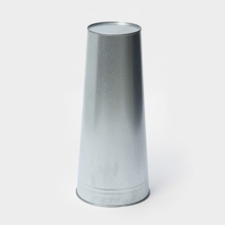 Vazon galvanized without handles, 11 l, h = 49 cm, GOST-3