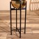 Kashpo on the stand "Twin" metal (set 2 pcs), diameter 23 and 19 cm