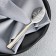 A teaspoon spoon with an engraving “real man”, in a gift box, 3 x 14 cm.