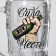 Glass beer mug "strength, honor", 500 ml