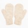 Double children's mittens, beige color, size 12 (3-6 years)