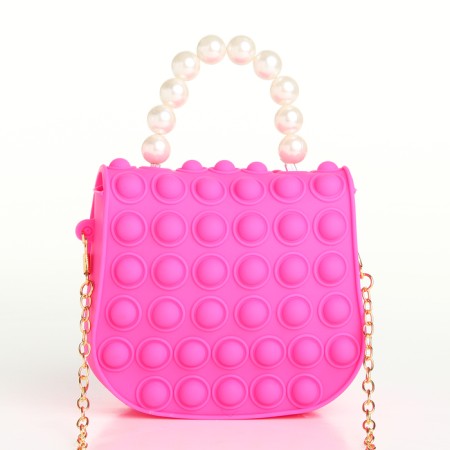 Baby bag on magnet, pink color-1
