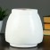 Pot - Organizer "Cleopatra" White, 1.6 l/ 16x17x16cm