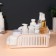 Organizer for storing cosmetic supplies "Prestige", 2 sections, 23 × 16.1 cm, white color