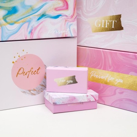 A set of boxes 15 in 1, gift packaging, “texture”, 12 x 6.8 x 4 cm - 46.6 x 30.2 x 17.5 cm-8