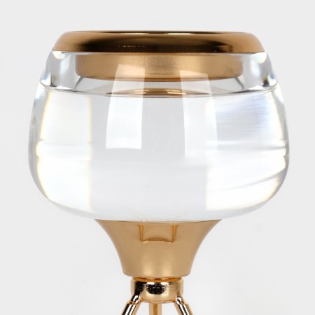 Summary metal, glass per 1 candle “Exclamation” Color Gold 9.5 x 9.5 x 17 cm-3