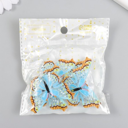 Shaker for the work of Acryl "Blue butterfly with Orange" with beads 0.5x5.1x3.3 cm-3
