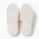 Women's slippers with an open nose, size 36-37, milk