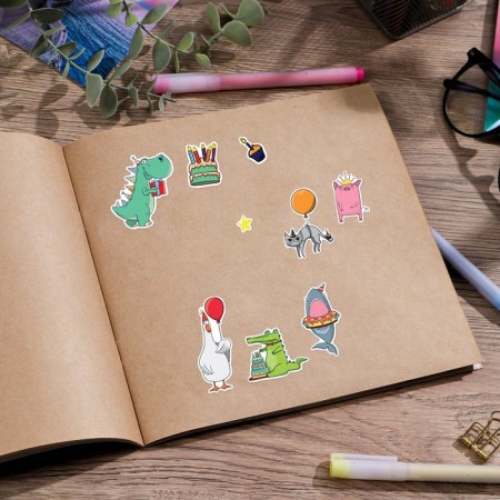 Paper stickers "animals", 11 × 16 cm-2