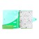 A notebook on rings A5 120 sheets in the Lorex "Neon. Green" cage, with a change of block, a plastic cover, with stickers