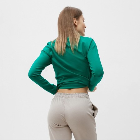 Women's longing, dark green color, size m (44)-3