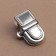 Bag Fraille, 2.5 × 3.1 cm, silver color