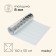 Tourist Maclay rug, with foil, 140x50x0.8 cm, white color