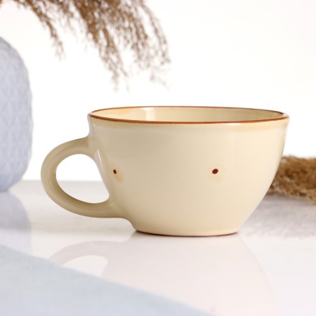 Gift mug 0.3l / 7x12cm, caramel-1