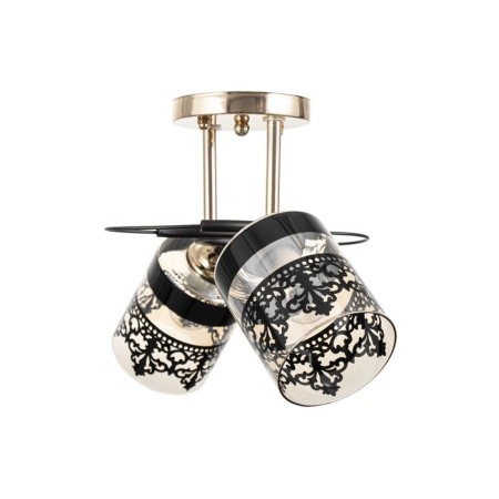 Rhine chandelier 2he27 40w Black 48x26x27 cm Bayerlux-3