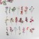Stickers for creativity PVC "Flora" set 40 pcs 9x10.5 cm