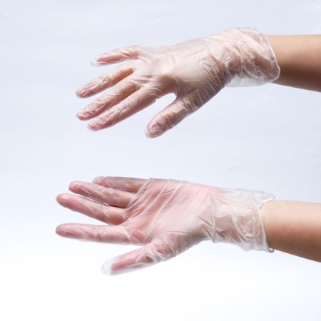 Benovy vinyl gloves, transparent, medical, diagnostic, size L, 50 pairs
