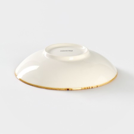 Porcelain salad Magistro "Cerera", 400 ml, d = 16.2 cm, color orange color-2