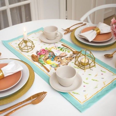 Walking on the Ethel Eallete table 30x70 cm, 100% HL, sarzha 190 g/m2-7