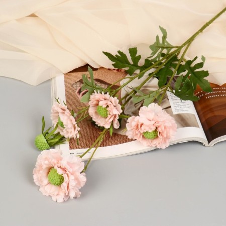 Artificial flowers "terry hibiscus" 82 cm, pink