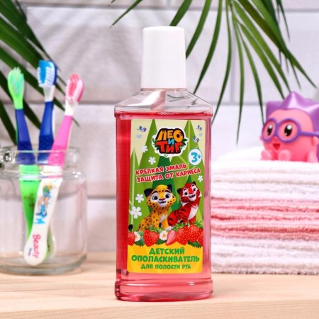 Rinserticator for the oral cavity "Leo and Tig" for children, strawberries, 250 ml
