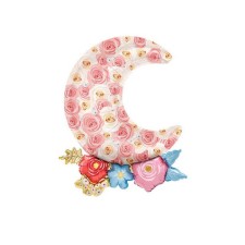 Шар фольгированный 35" «Луна в цветах»