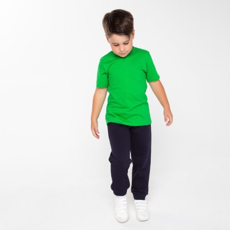 Pants for a boy, dark blue color, height 98 cm (28)-1