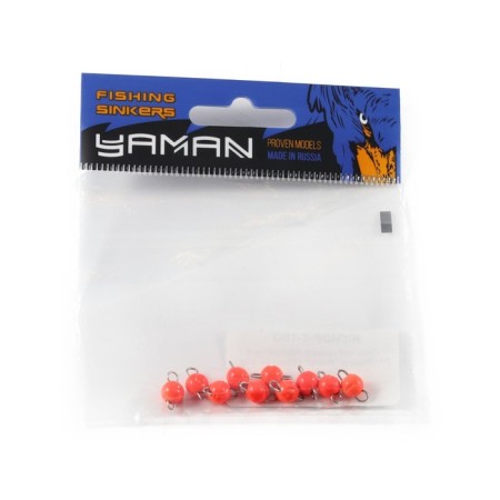 Cargo Cheburashka painted collapsible Yaman 10 pcs., 1 g, orange-4