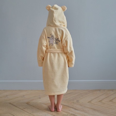 Terry robe children's "Follow Me" rr 30 (98-104 cm), beige