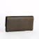 Women's wallet on the button, brown color