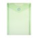 A set of 5 pieces, a button folder, A6, 180 microns, vertical, tinted, 5 colors