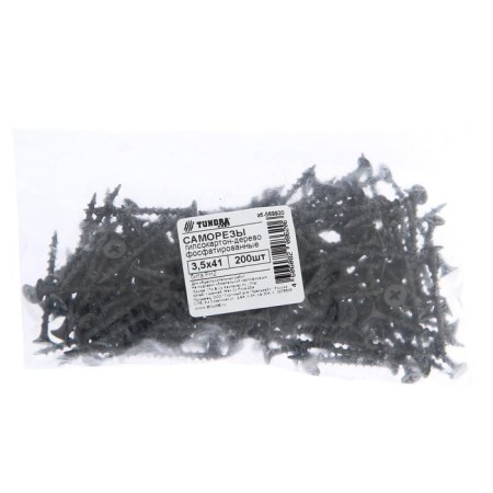 Self-tapping screws of gypsum plasterboard-drone tundra Krep 3.5x41 mm, phosphate, 200 pcs.-1