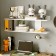 Largo regiment 013, wall, hinged, 1000x250x362, white